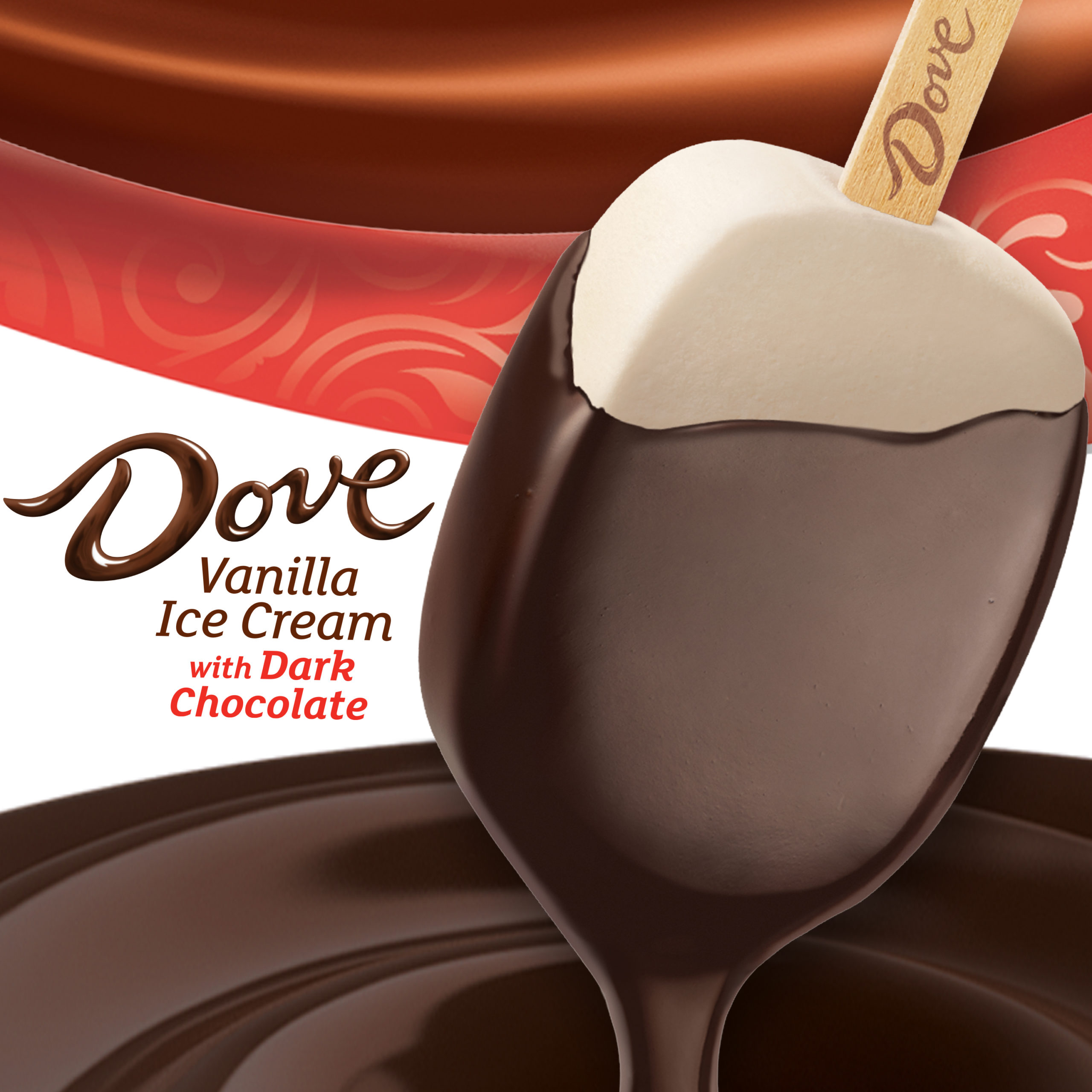 Dove Vanilla Ice Cream W Dark Chocolate 85ml