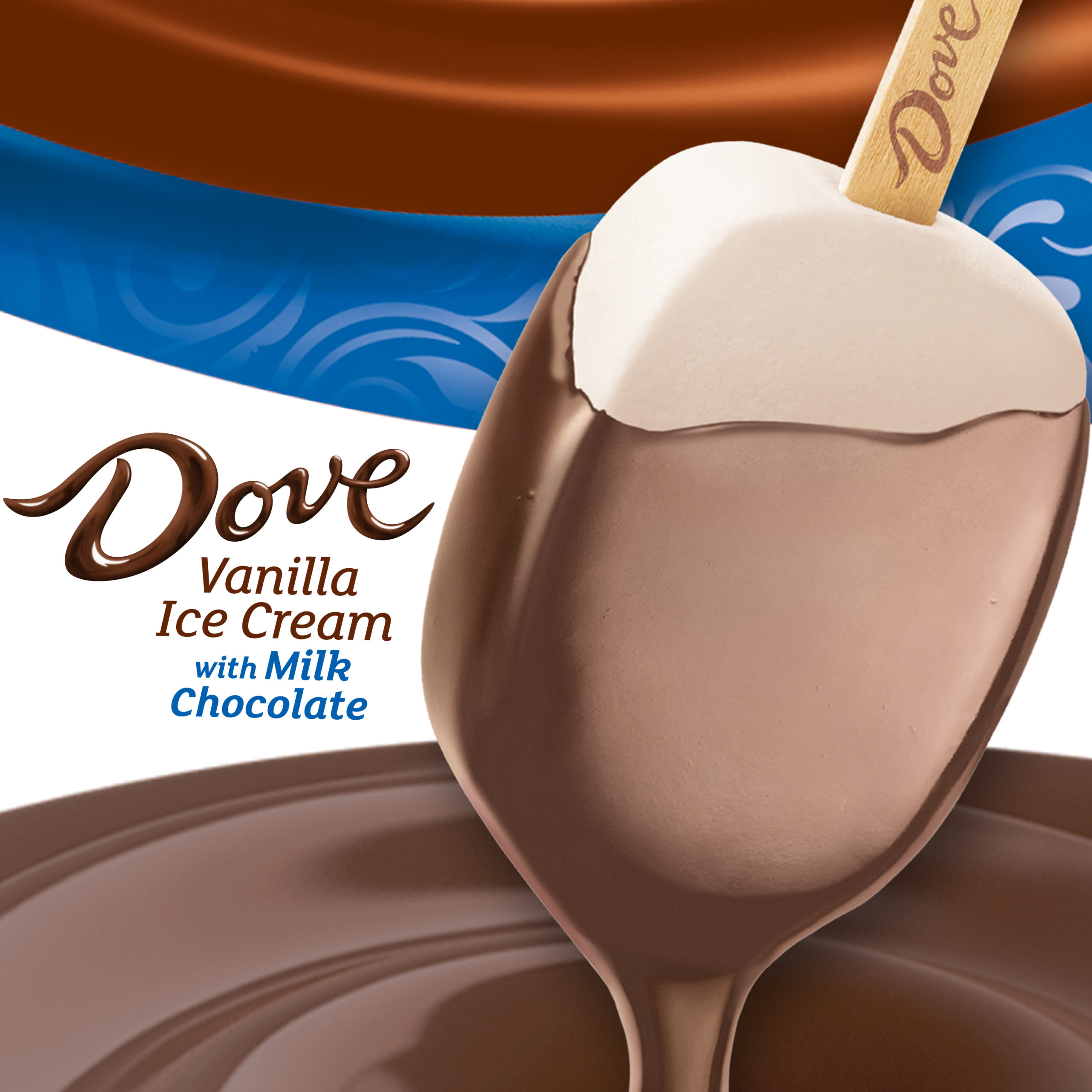 Dove Vanilla Ice Cream W Milk Chocolate 85ml