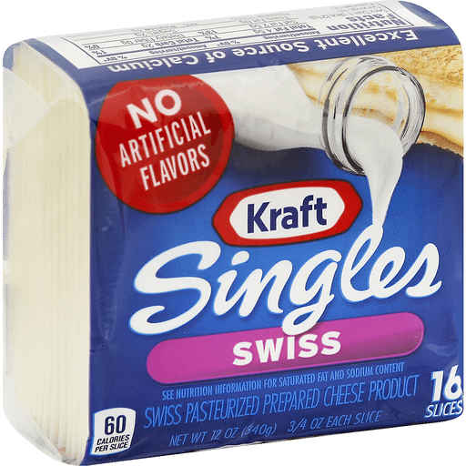Kraft Swiss Singles 16PK