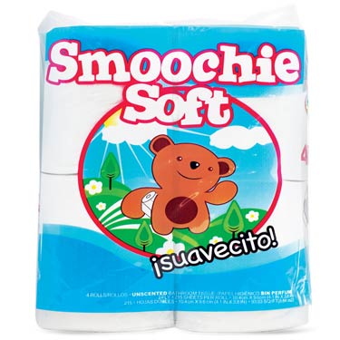Smoochie Soft Toilet Paper 4PK