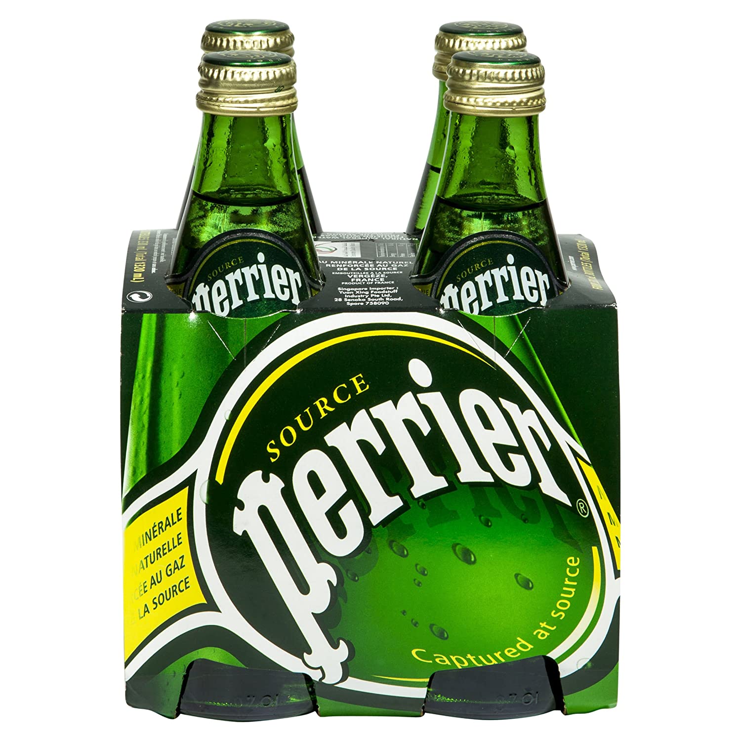 Perrier Natural Mineral Water 330ML 4PK