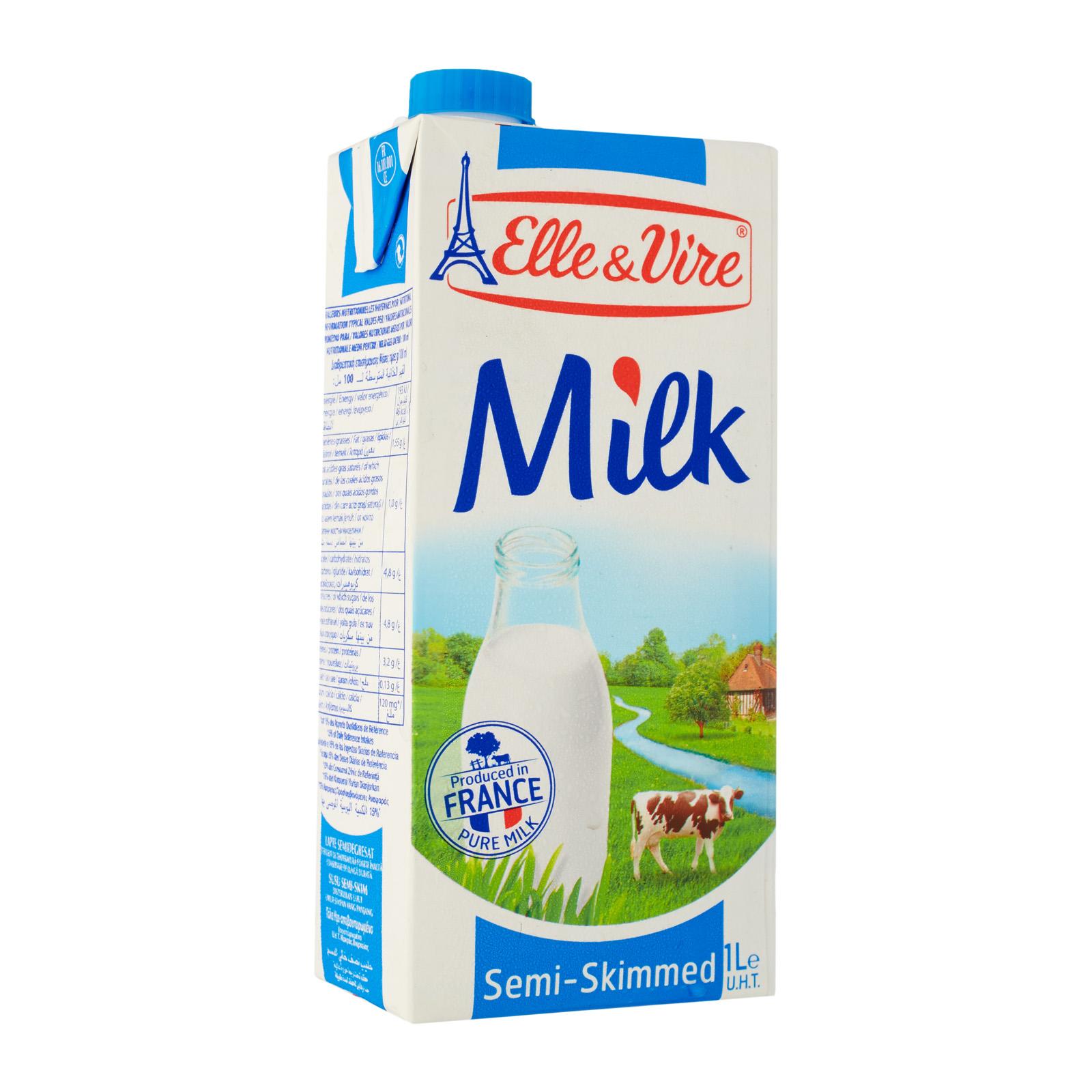 Elle & Vire Semi-Skim Milk 1L