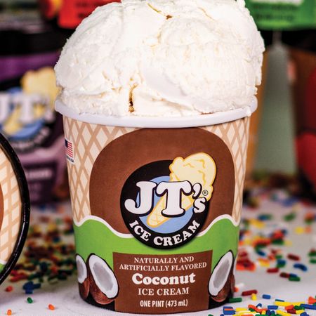 JT’s Coconut Ice Cream 1 Pint