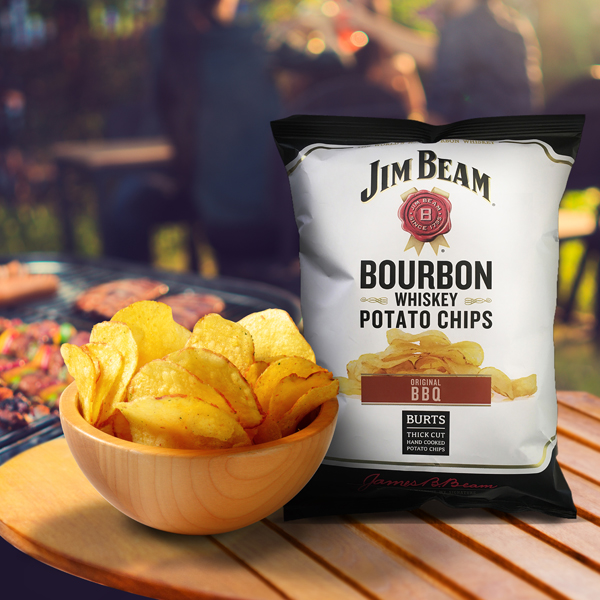 Jim Beam BBQ Chips 120g