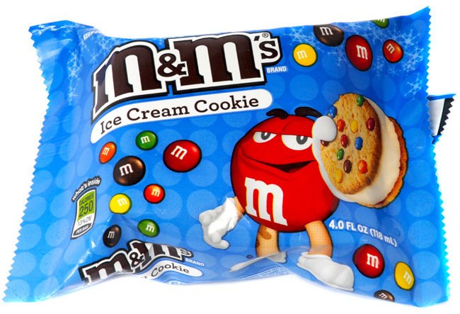 M & M”s Ice Cream Cookie