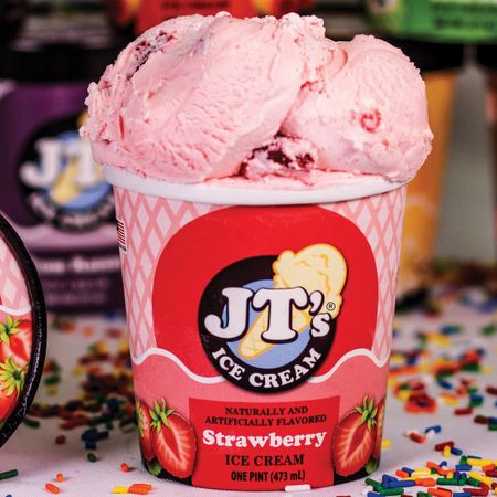 JT’s Strawberry Ice Cream 1 Pint