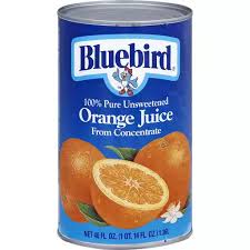 BLUEBIRD Orange Juice
