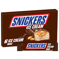 SNICKER ICE CREAM BAR 6 PK