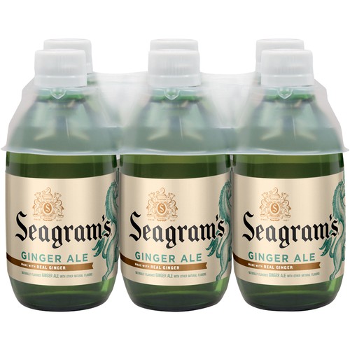 Seagram’s Ginger Ale Bottle 6PK 10Oz