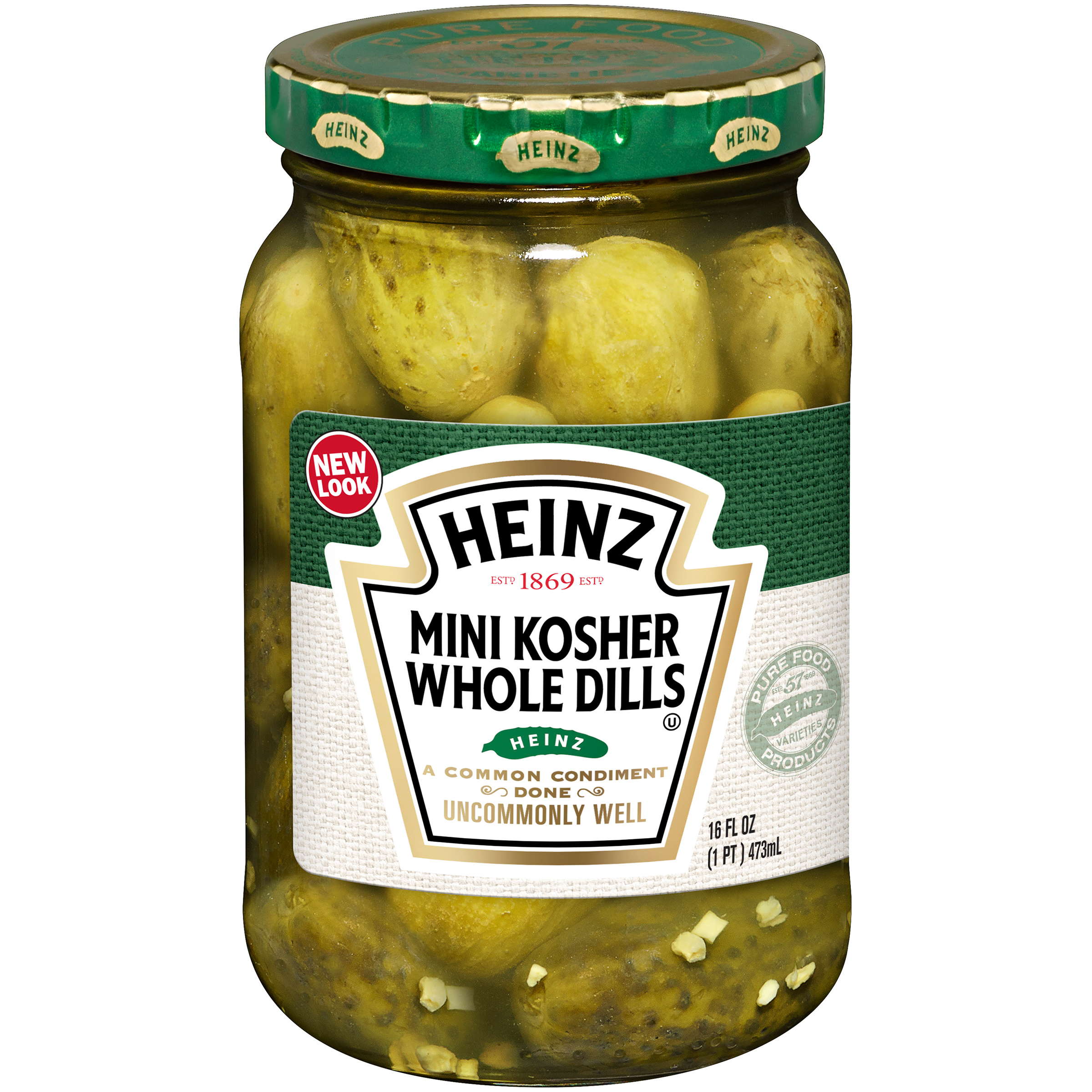 Heinz Mini Kosher Whole Dills 16 fl oz