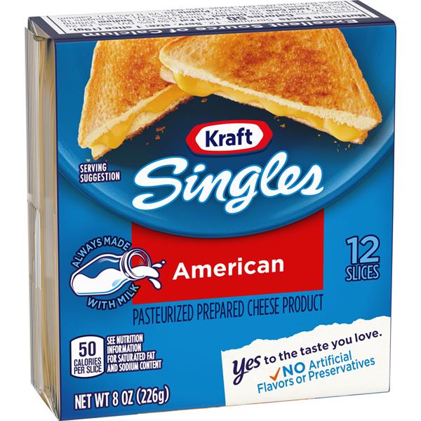 Kraft American Singles 12PK