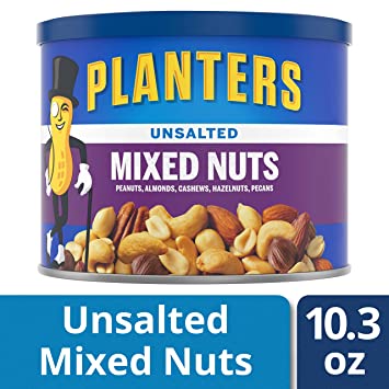 Planters Unsalted Mix Nuts