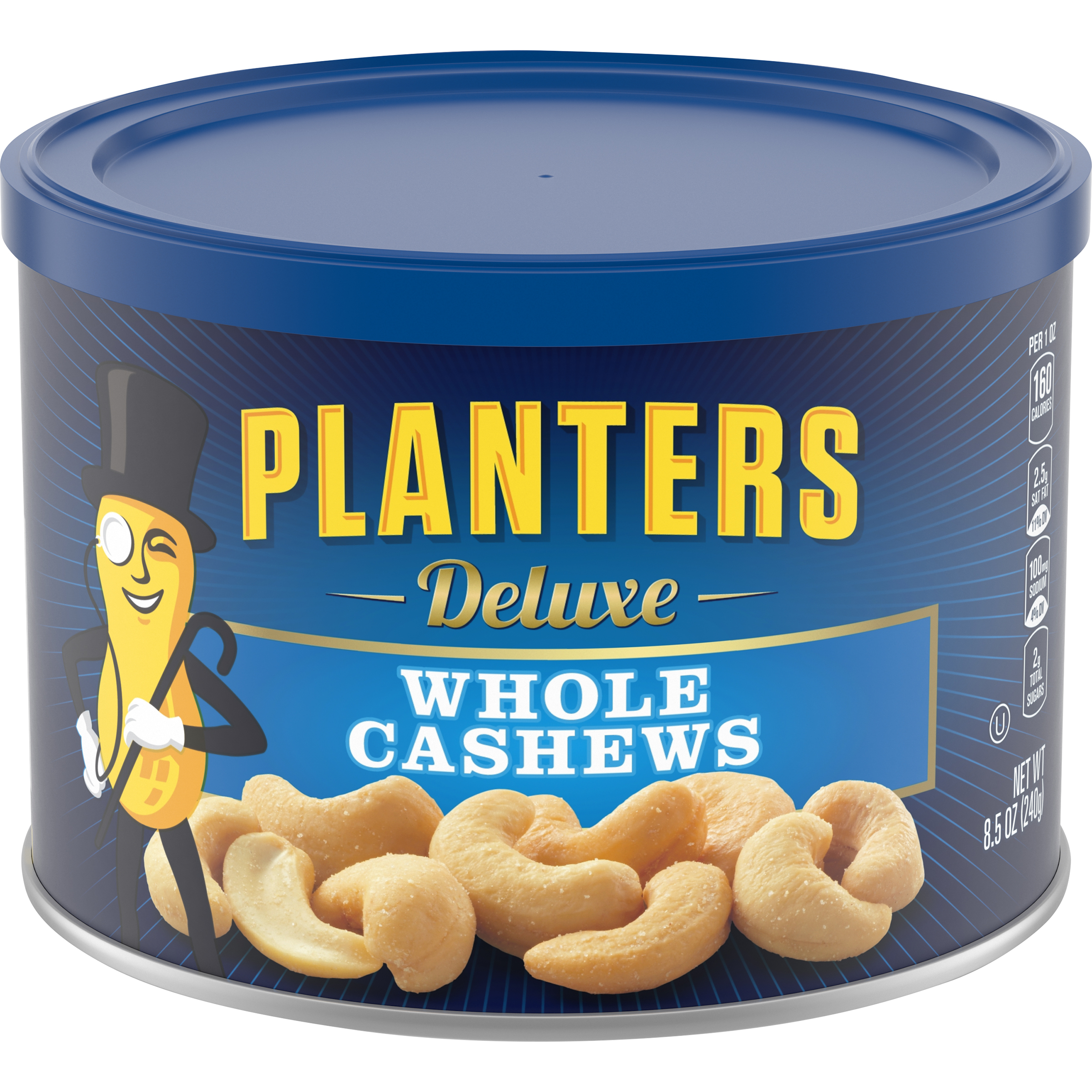 Planters Deluxe Whole Cashews 240g