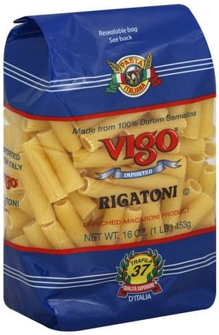 Vigo Rigatoni Macaroni 16oz