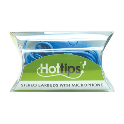 Hot tips stereo earbuds with microphone