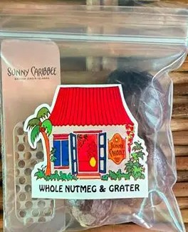 Sunny Caribbee Nutmeg & Grater